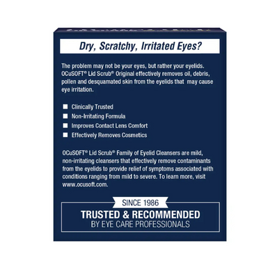 OCuSOFT Lid Scrub Original Pre-Moistened Pads